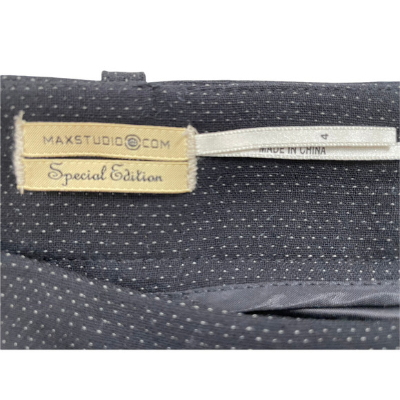 MAX STUDIO SPECIAL EDITION BLACK ZIP FRONT SKIRT - Picture 10 of 10